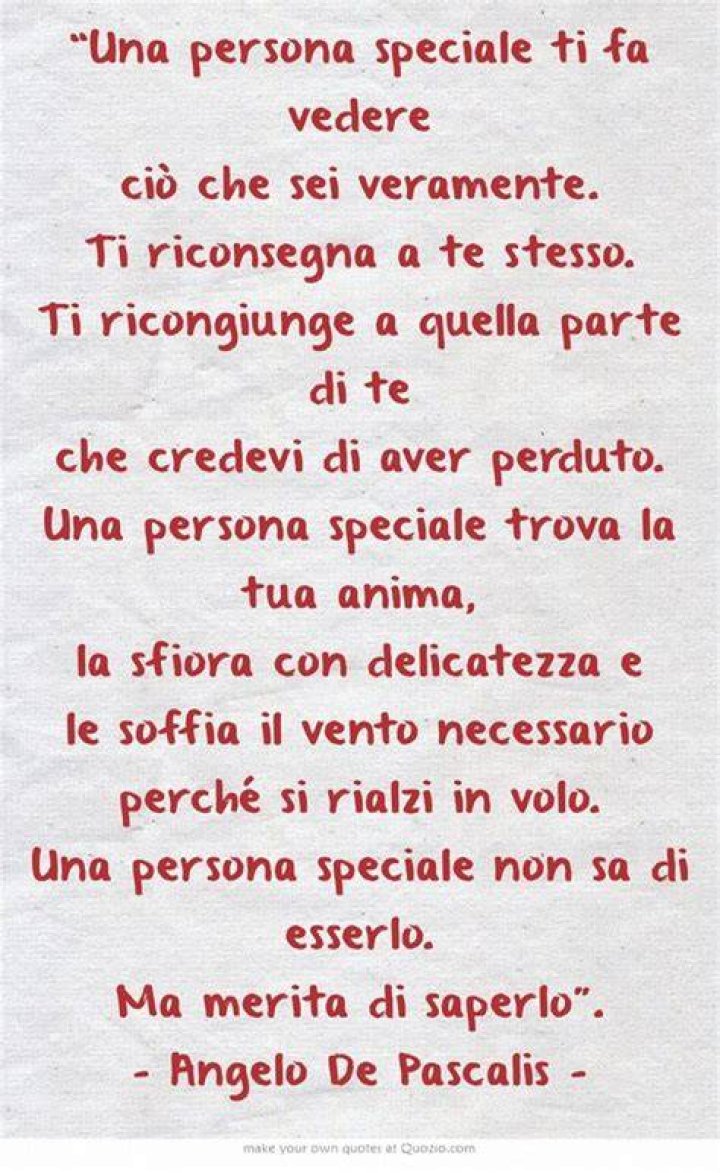 10 frasi per una persona speciale