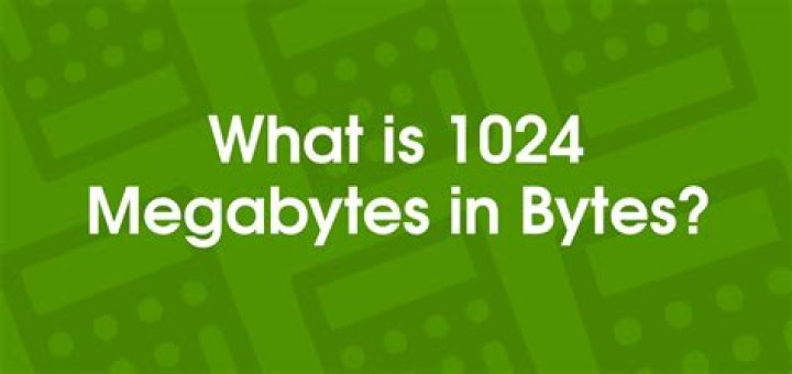 1024 MB to Bytes (Convert 1024 megabytes to bytes)