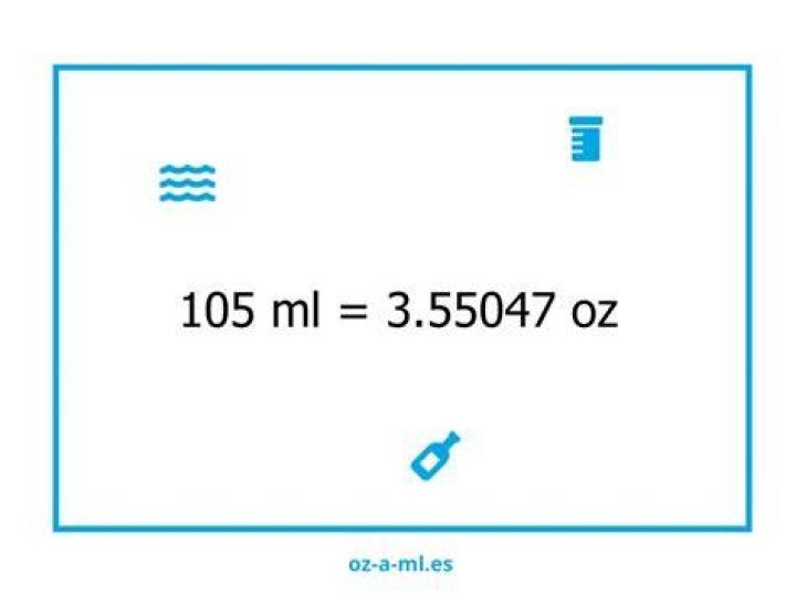 105 ml to oz