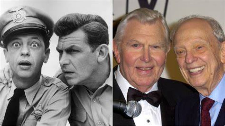 Actor Andy Griffith, right, plays guitar alongside Ron Howard in a scene from 'The Andy Griffith Show.'