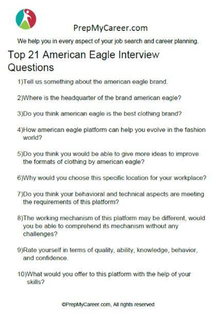 American Eagle Interview Questions