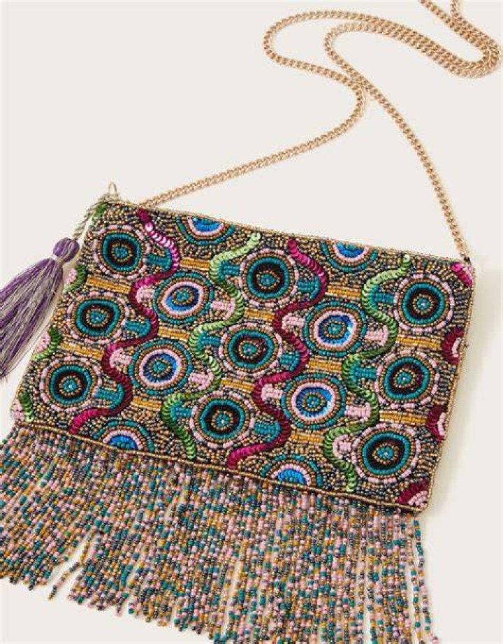 Beaded Fringe Bag Beaded Fringe Bag