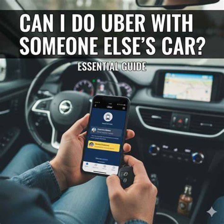 Can I do Uber eats with someone else’s car?