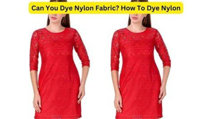 Can you dye nylon?