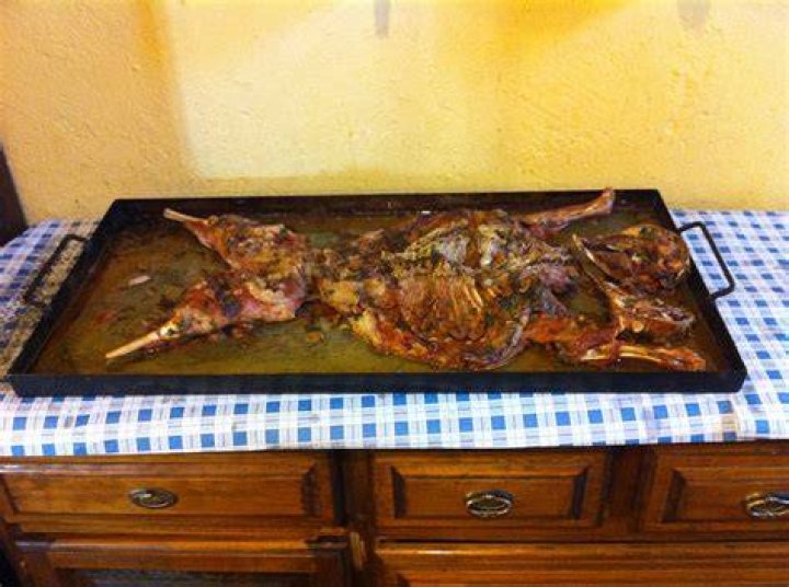 chivo al horno, plato del restaurante tragabuches de dani garc&iacute;a