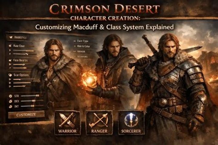 Classes, Character Creation And Backstories