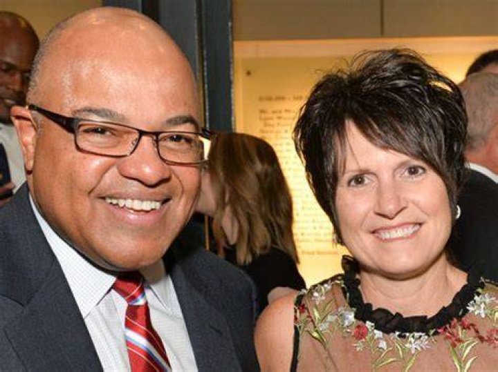 Debbie Tirico and her husband Mike Tirico Photo