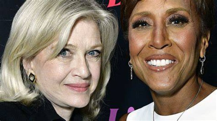 Diane Sawyer and Robin Roberts co-hosting Good Morning America. Diane Sawyer and Robin Roberts co-hosting Good Morning America.
