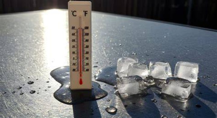 Does ice melt at 1 degrees Celsius?