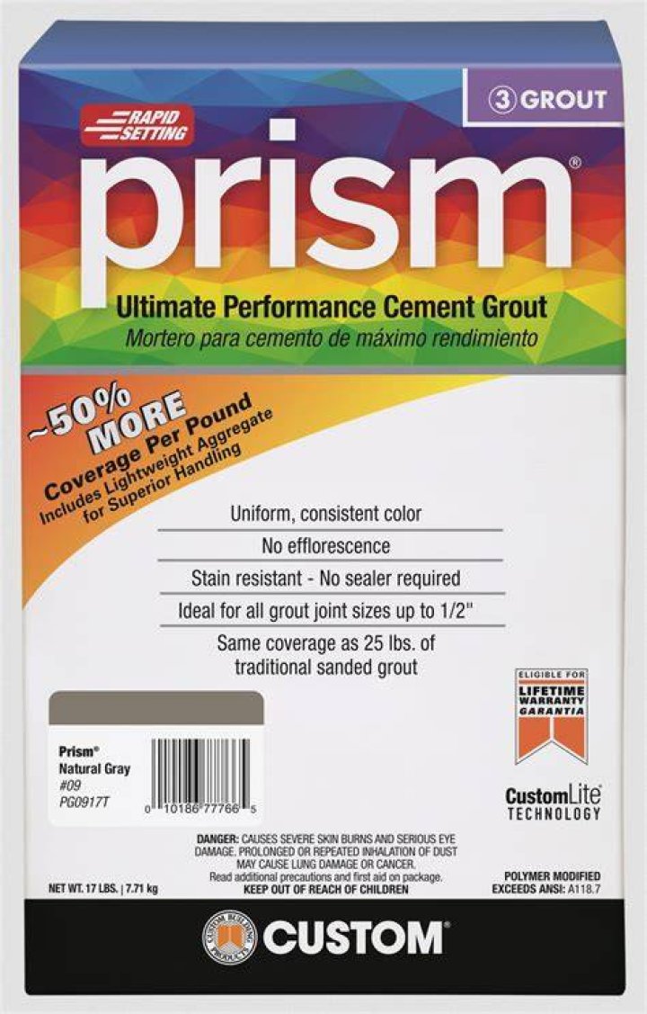 Does Prism grout need to be sealed?