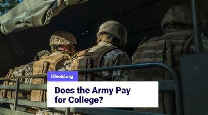 Does the Army really pay for college?