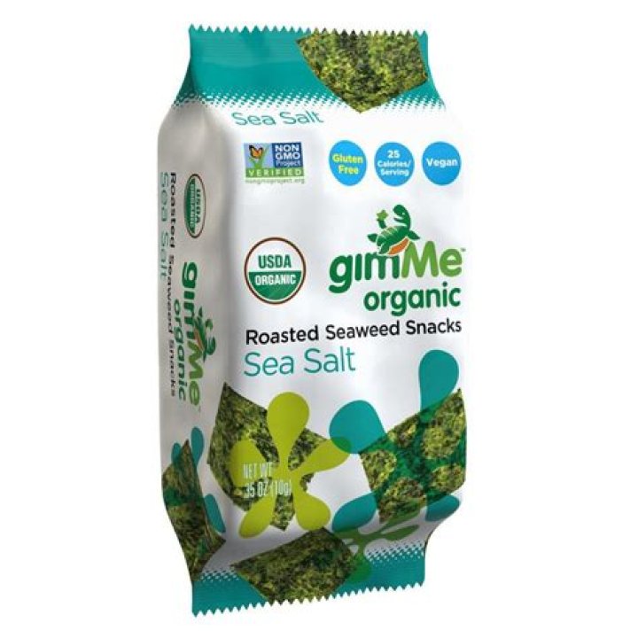 gimMe Organic Roasted Seaweed Snack - Sea Salt gimMe Organic Roasted Seaweed Snack - Sea Salt