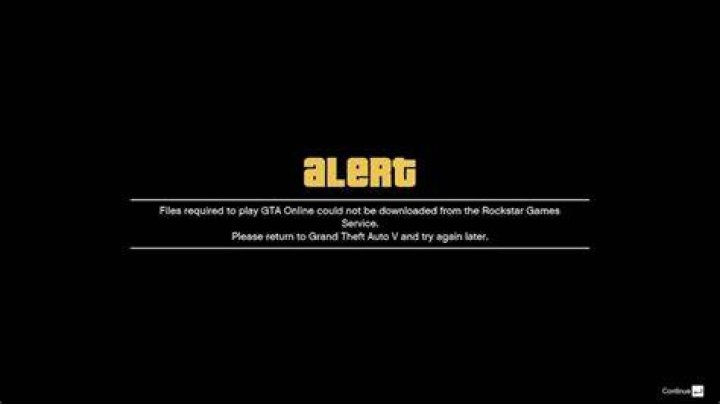 GTA Online 'Files Required' Error