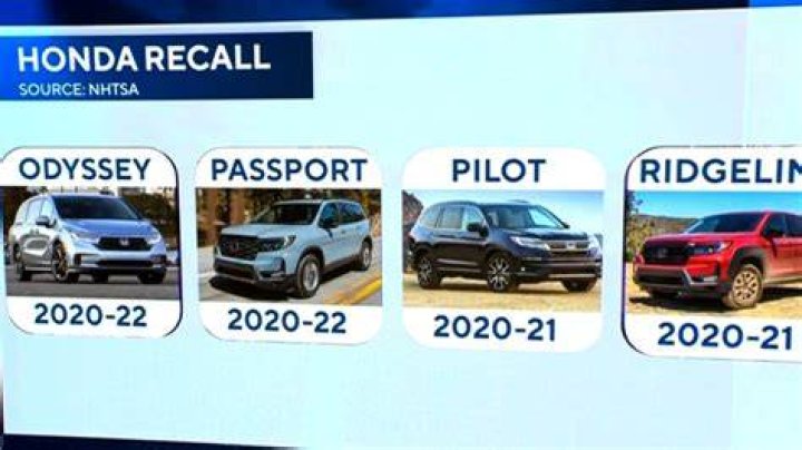 Honda recalls over 330,000 vehicles due to mirror problems