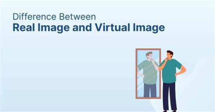 How can you identify a virtual image?