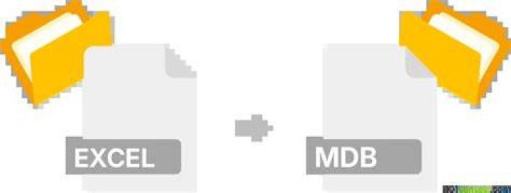 How do I convert a MDB file to Excel?