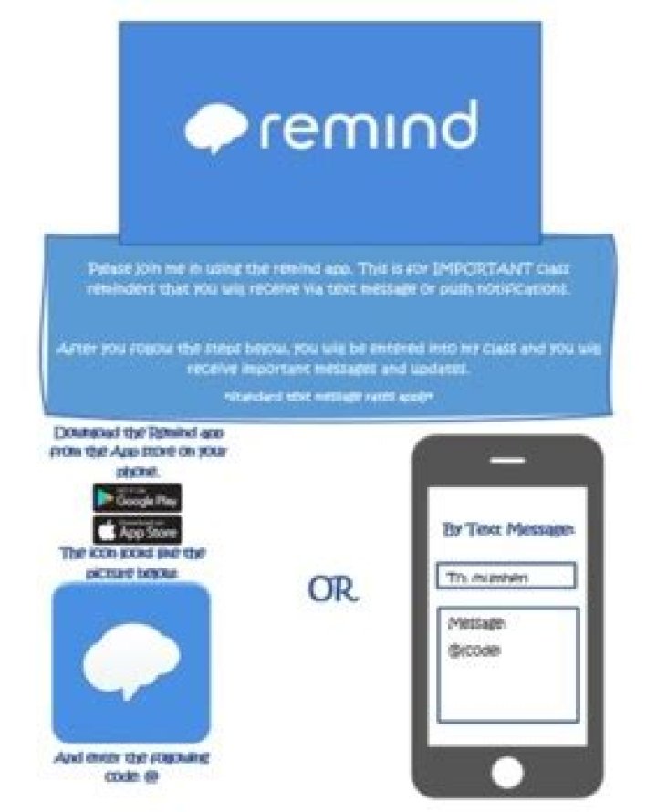 How do I get a Remind app code?