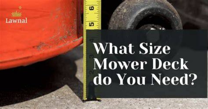 How do I know my mower deck size?