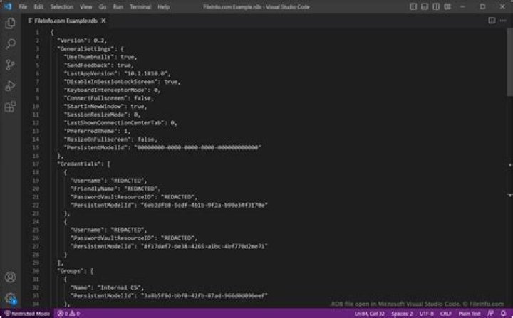 How do I open a RDB file?