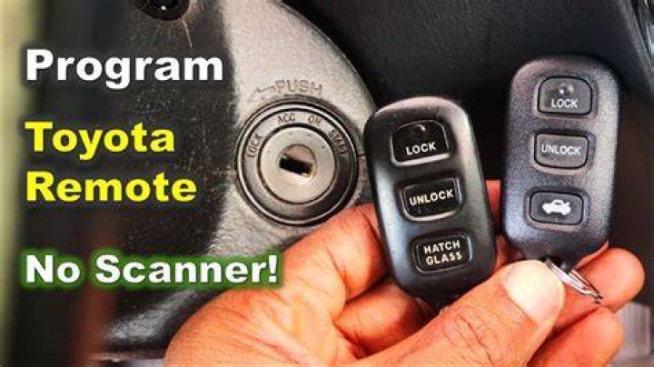 How do I program my 2010 Toyota Corolla remote?