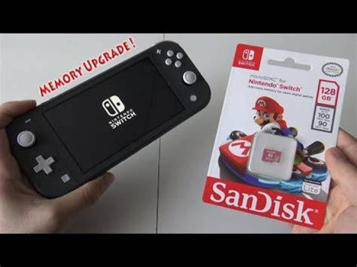 How do I upgrade my Switch Lite memory?
