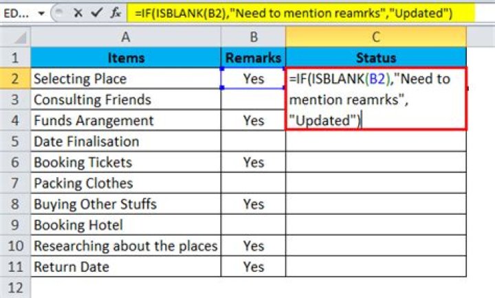 How do I use Isblank in process builder?