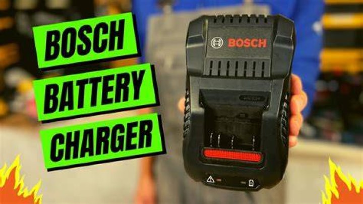 How do you charge a Bosch drill?