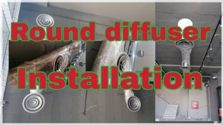 How do you close a round diffuser?