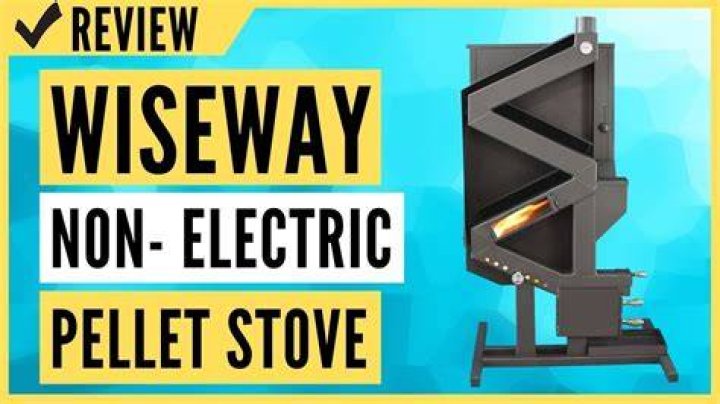 How does non electric pellet stove work?