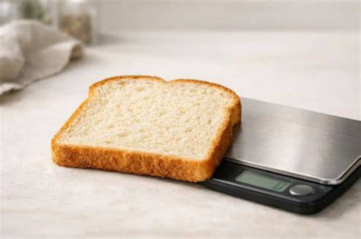 How much does 1 slice bread weigh?