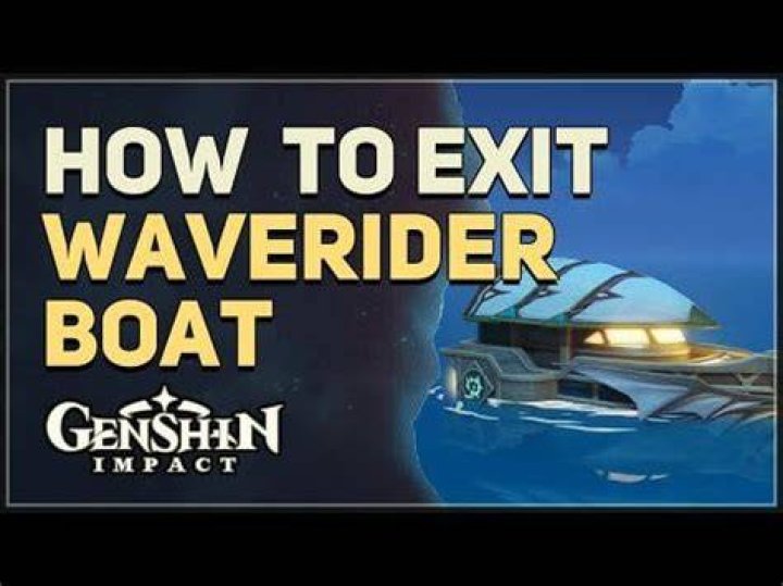 How To Exit From The Waverider Boat