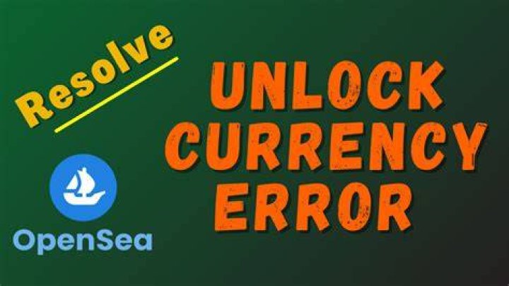 How To Fix OpenSea NFT Transaction Error