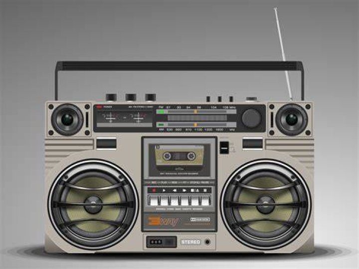 Image of a boombox on the Roblox platform.