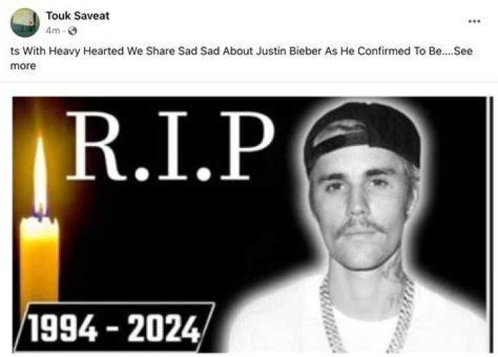 Is Justin Bieber Dead? This Site Has the Constantly Calling