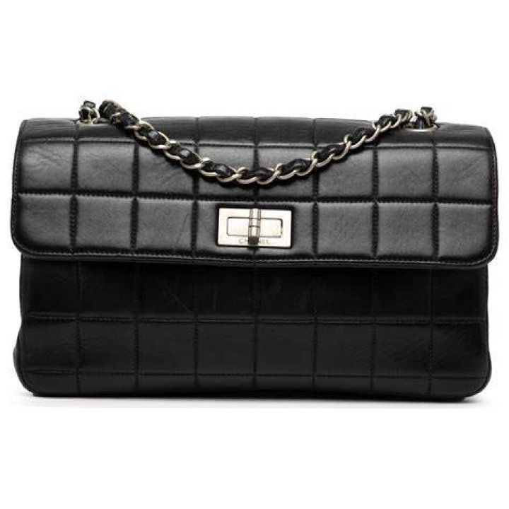 Lambskin Reissue Chocolate Bar Flap Beige Black Lambskin Reissue Chocolate Bar Flap Beige Black