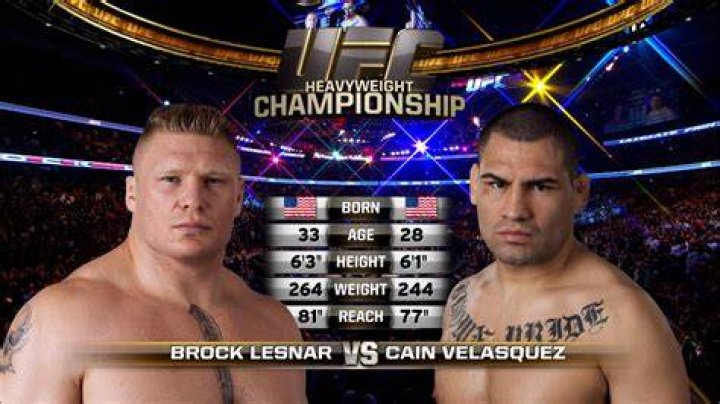 Lesnar vs Velasquez