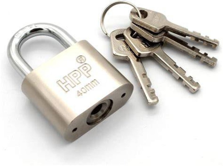 Lock, Padlock, Key, Metal, 