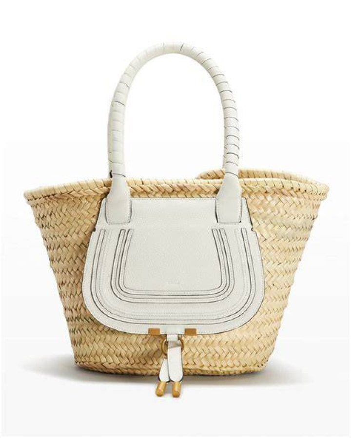 Medium Marcie Raffia Tote Medium Marcie Raffia Tote