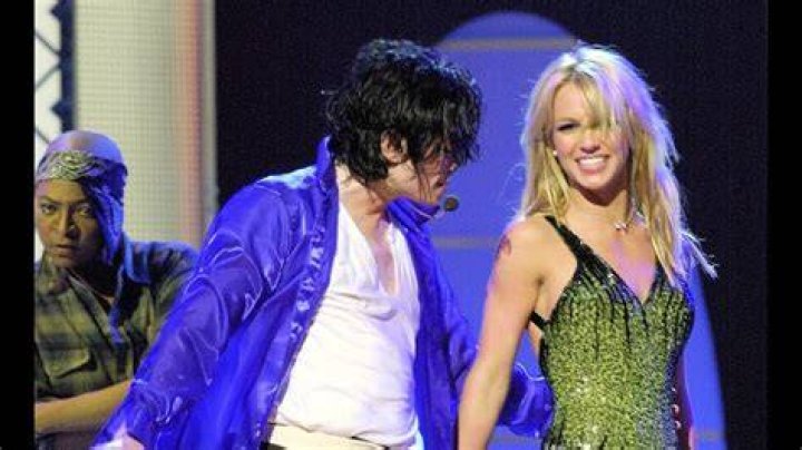 Michael Jackson and Britney Spears at the 2002 MTV Video Music Awards