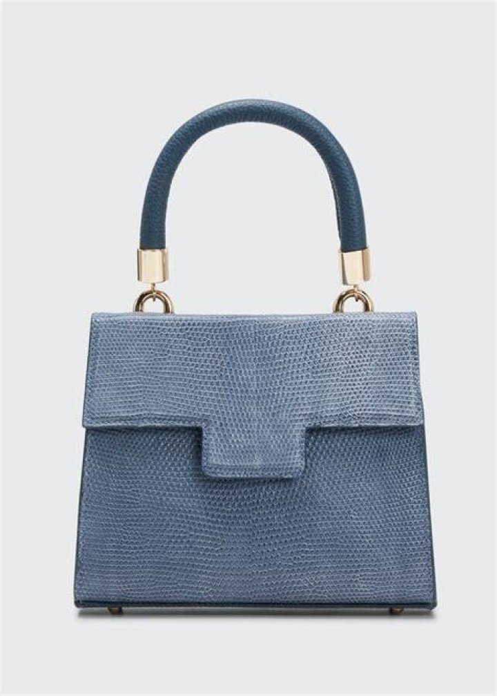 Michelle Lizard Top Handle Bag Michelle Lizard Top Handle Bag