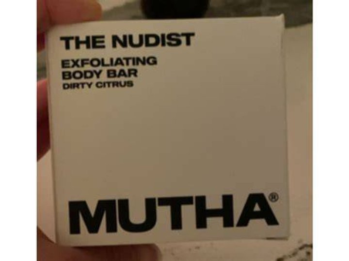 mutha&trade; the nudist exfoliating body bar