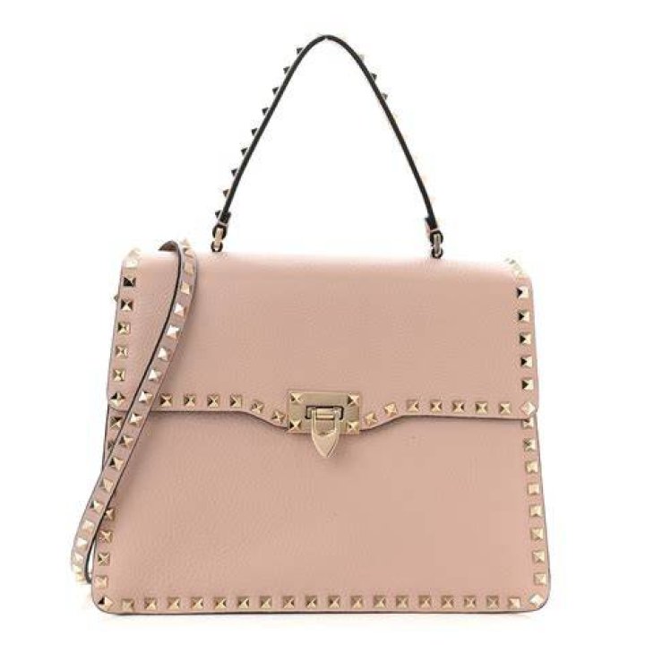 Rockstud East-West Calfskin Top Handle Bag Rockstud East-West Calfskin Top Handle Bag