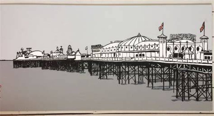 Sketch of sea-bathers in Brighton, Regency period.