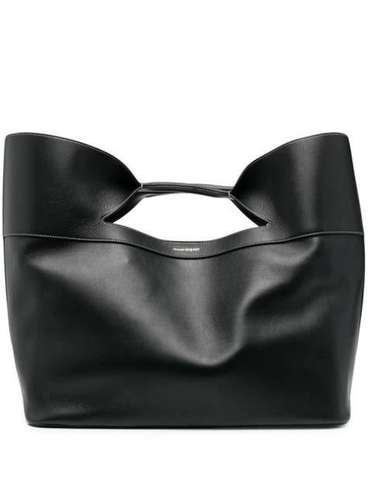 The Medium Bow Leather Tote The Medium Bow Leather Tote