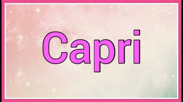 What does name Capri mean?