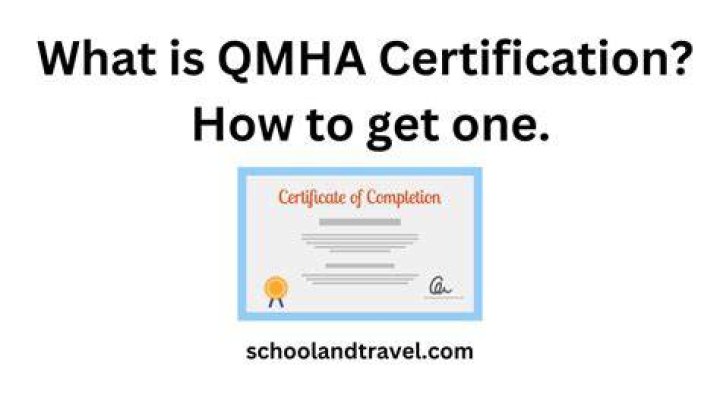 What is a QMHA certification?