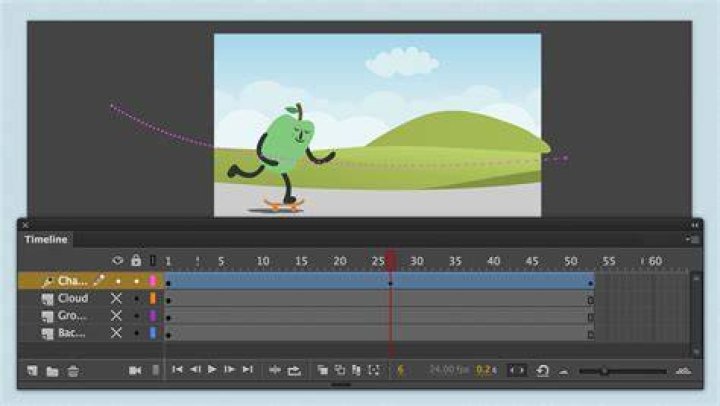 What is motion tween used for?