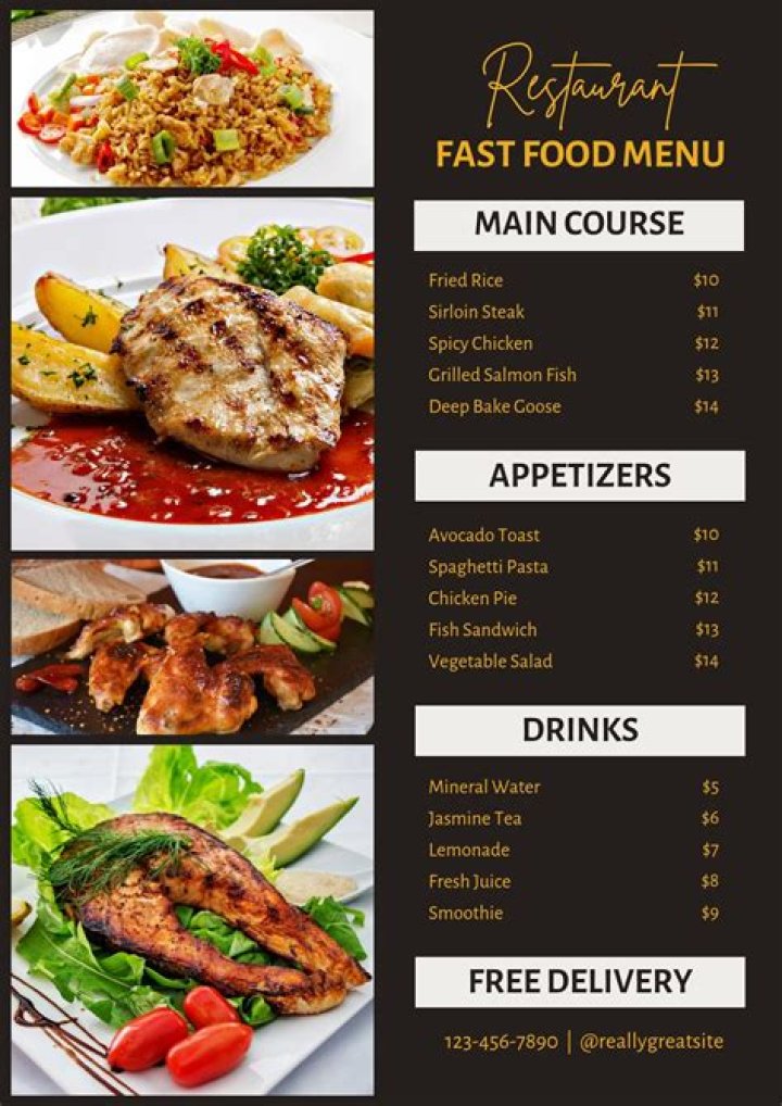 What Is On The Menu
