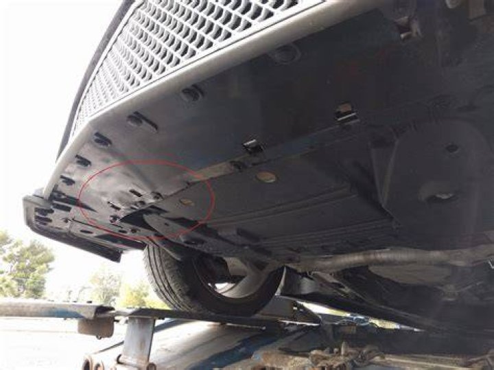 What is plastic piece under front bumper called?