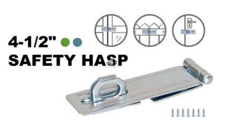 What is the difference between a hasp and a clasp?